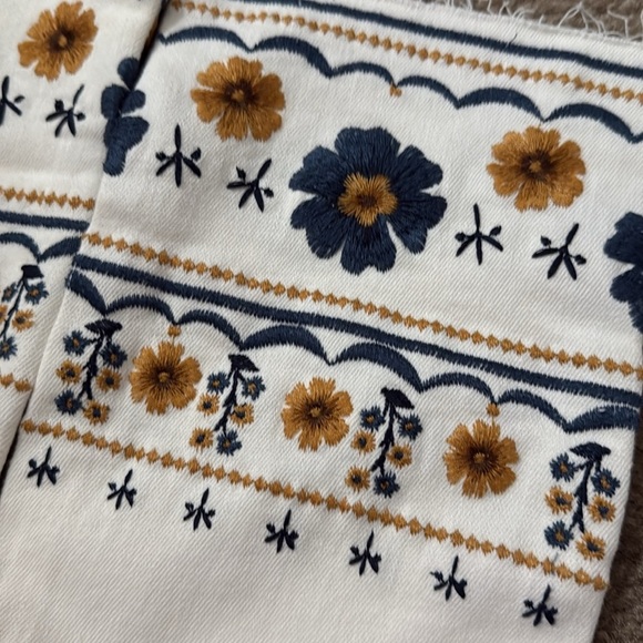 Driftwood‎ Colette Embroidered Crop Jeans Golden Gate - Picture 8 of 8